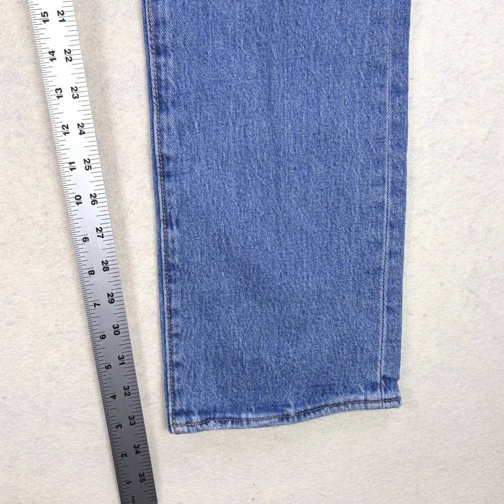 Levis 501 93 Straight Leg Jeans Mens W31 L34 Blue Distressed 79830-0149 - Picture 8 of 10